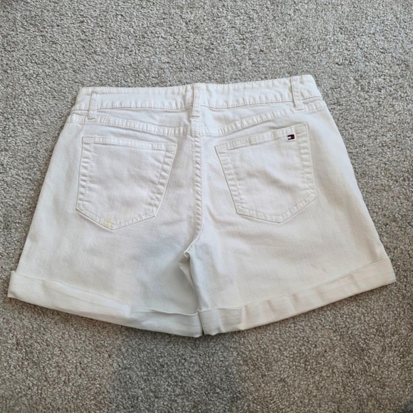 Women's Tommy Hilfiger White Shorts Size 2 - Picture 7 of 8